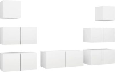 Meuble TV HELLOSHOP26 Ensemble de meubles armoire buffet TV té