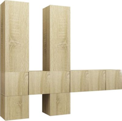 Meuble TV HELLOSHOP26 Ensemble de meubles armoire buffet TV té