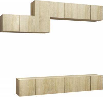 Meuble TV HELLOSHOP26 Ensemble de meubles armoire buffet TV té Meuble TV HELLOSHOP26 Ensemble de meubles armoire buffet TV té