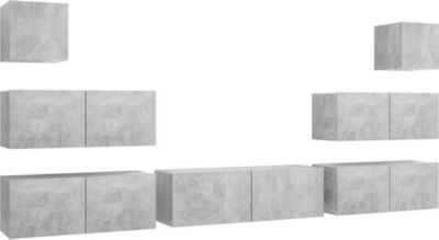 Meuble TV HELLOSHOP26 Ensemble de meubles armoire buffet TV té