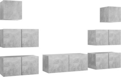 Meuble TV HELLOSHOP26 Ensemble de meubles armoire buffet TV té