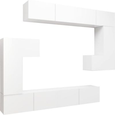 Meuble TV HELLOSHOP26 Ensemble de meubles armoire buffet TV té