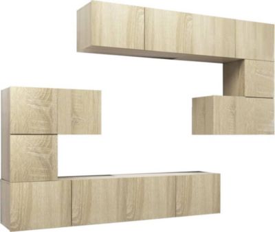 Meuble TV HELLOSHOP26 Ensemble de meubles armoire buffet TV té