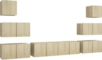 Meuble TV HELLOSHOP26 Ensemble de meubles armoire buffet TV té