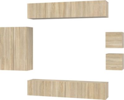 Meuble TV HELLOSHOP26 Ensemble de meubles armoire buffet TV té