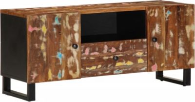 Meuble TV HELLOSHOP26 Meuble TV multimédia étagère télévision