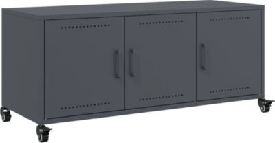 Meuble TV HELLOSHOP26 Meuble TV multimédia étagère télévision