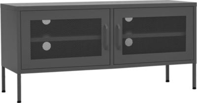 Meuble TV HELLOSHOP26 Meuble TV multimédia étagère télévision