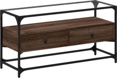 Meuble TV HELLOSHOP26 Meuble TV multimédia étagère télévision