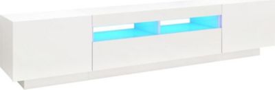 Meuble TV HELLOSHOP26 Meuble TV multimédia étagère télévision