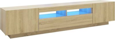 Meuble TV HELLOSHOP26 Meuble TV multimédia étagère télévision