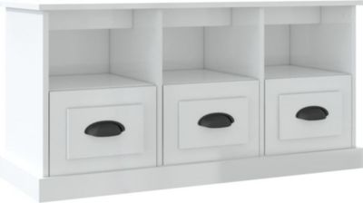 Meuble TV HELLOSHOP26 Meuble TV multimédia étagère télévision