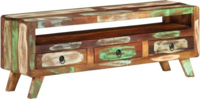 Meuble TV HELLOSHOP26 Meuble TV multimédia étagère télévision