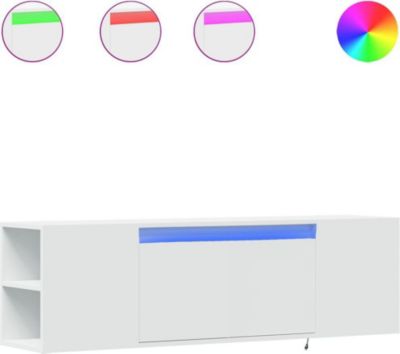 Meuble TV HELLOSHOP26 Meuble TV multimédia étagère télévision