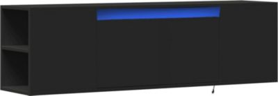 Meuble TV HELLOSHOP26 Meuble TV multimédia étagère télévision