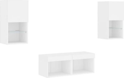 Meuble TV HELLOSHOP26 Meuble TV multimédia étagère télévision