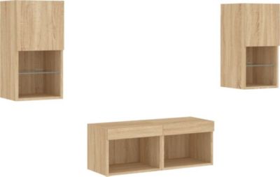 Meuble TV HELLOSHOP26 Meuble TV multimédia étagère télévision