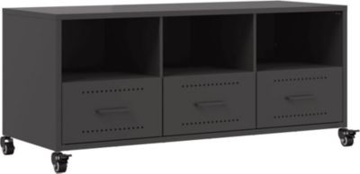Meuble TV HELLOSHOP26 Meuble TV multimédia étagère télévision