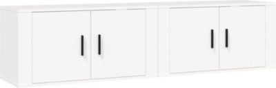 Meuble TV HELLOSHOP26 Meubles TV muraux multimédia étagère tél