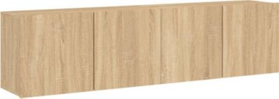 Meuble TV HELLOSHOP26 Meubles TV muraux multimédia étagère tél