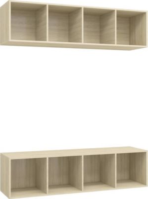 Meuble TV HELLOSHOP26 Meubles TV muraux multimédia étagère tél