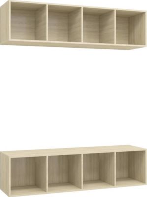 Meuble TV HELLOSHOP26 Meubles TV muraux multimédia étagère tél