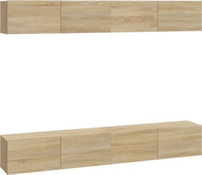 Meuble TV HELLOSHOP26 Meubles TV muraux multimédia étagère tél