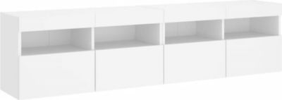 Meuble TV HELLOSHOP26 Meubles TV muraux multimédia étagère tél