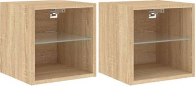 Meuble TV HELLOSHOP26 Meubles TV muraux multimédia étagère tél