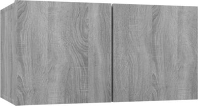 Meuble TV HELLOSHOP26 Armoire TV suspendue sonoma 60 x 30 x 30