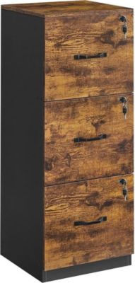 Armoire HELLOSHOP26 Caisson de bureau à 3 tiroirs meuble de
