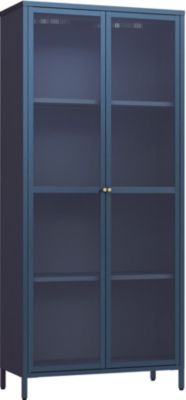 Armoire HELLOSHOP26 Armoire étagère meuble de rangement vitr