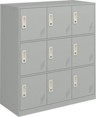Armoire HELLOSHOP26 Casier métallique avec 9 portes 100 x 90