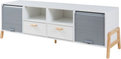 Meuble TV HELLOSHOP26 Meuble TV support télévision salon étagè