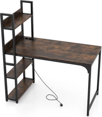 Bureau HELLOSHOP26 Bureau d'ordinateur 120 x 65 x 130 cm av