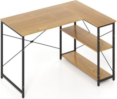 Bureau HELLOSHOP26 Bureau d’ordinateur en L gain de place 1