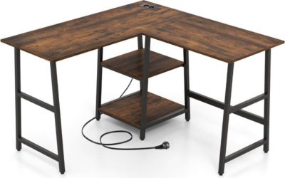 Bureau HELLOSHOP26 Bureau en forme de ‘L’ 120 x 70 x 75 cm