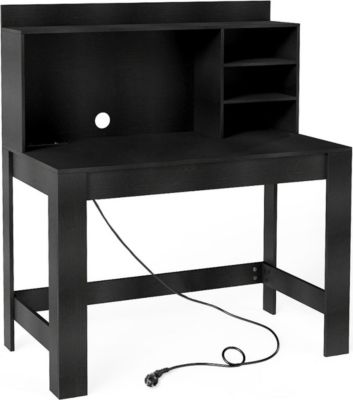 Bureau HELLOSHOP26 Bureau d'ordinateur avec bibliothèque 10