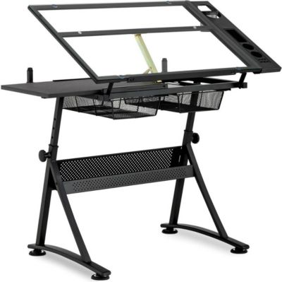 Bureau HELLOSHOP26 Table à dessin bureau inclinable 120 x Bureau HELLOSHOP26 Table à dessin bureau inclinable 120 x