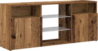 Meuble TV HELLOSHOP26 Meuble TV flottant moderne avec lumières