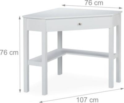 Bureau HELLOSHOP26 Bureau d'angle compact avec tiroir range