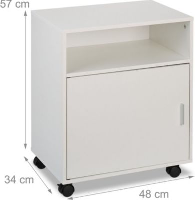 Armoire HELLOSHOP26 Caisson à roulettes pratique pour bureau