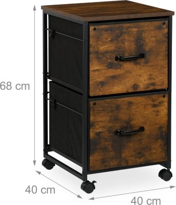 Armoire HELLOSHOP26 Caisson de bureau à roulettes design ind