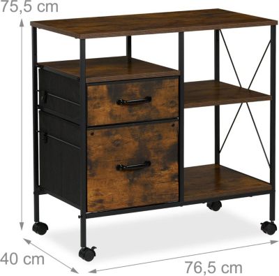 Armoire HELLOSHOP26 Caisson mobile à roulettes bureau espace