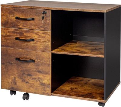 Armoire HELLOSHOP26 Caisson mobile de bureau avec rangement