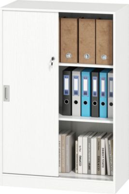 Armoire HELLOSHOP26 Armoire de bureau 2 portes coulissantes