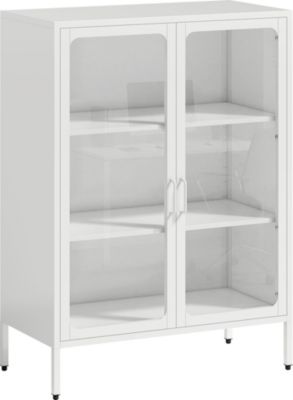 Armoire HELLOSHOP26 Armoire de bureau 80 x 40 x 110 cm étagè