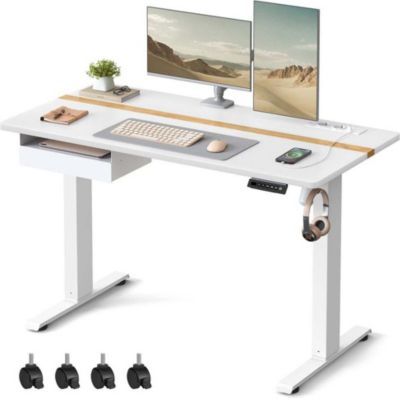Bureau HELLOSHOP26 Bureau assis-debout réglable en hauteur