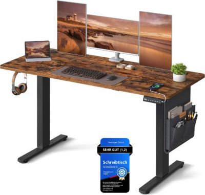 Bureau HELLOSHOP26 Bureau assis-debout réglable en hauteur