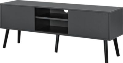 Meuble TV HELLOSHOP26 Meuble TV design support télé 120 cm gri